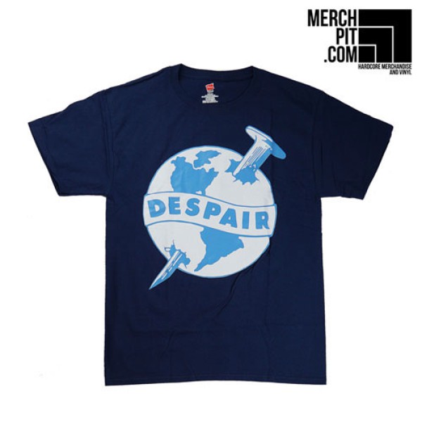 DESPAIR ´Nail´ - Navy Blue T-Shirt